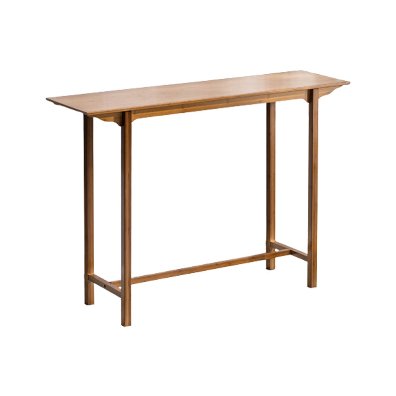 12" Wide Mid-Century Modern Console Table Solid Wood Console Sofa Table