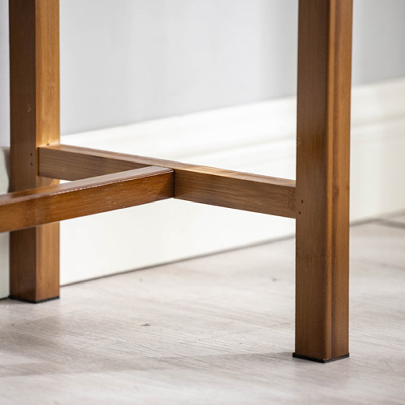 12" Wide Mid-Century Modern Console Table Solid Wood Console Sofa Table