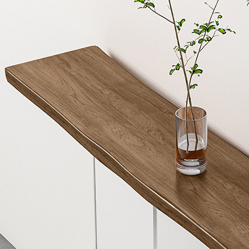 Rectangle Acrylic Console Table 11.8" W Contemporary End Table