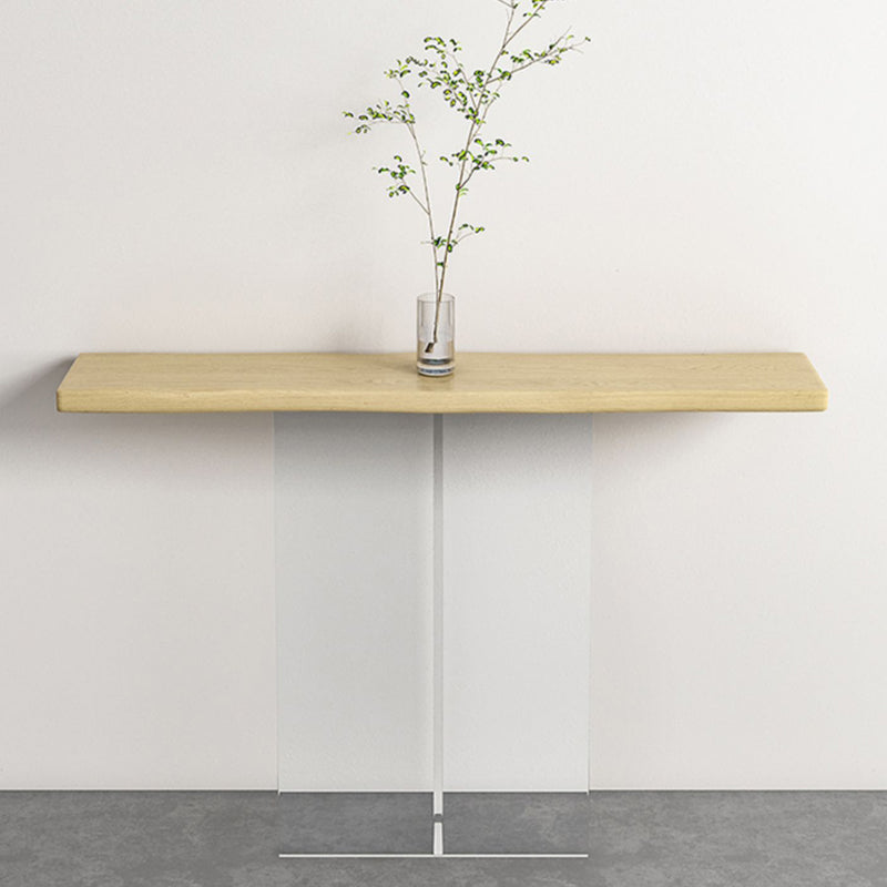 Rectangle Acrylic Console Table 11.8" W Contemporary End Table
