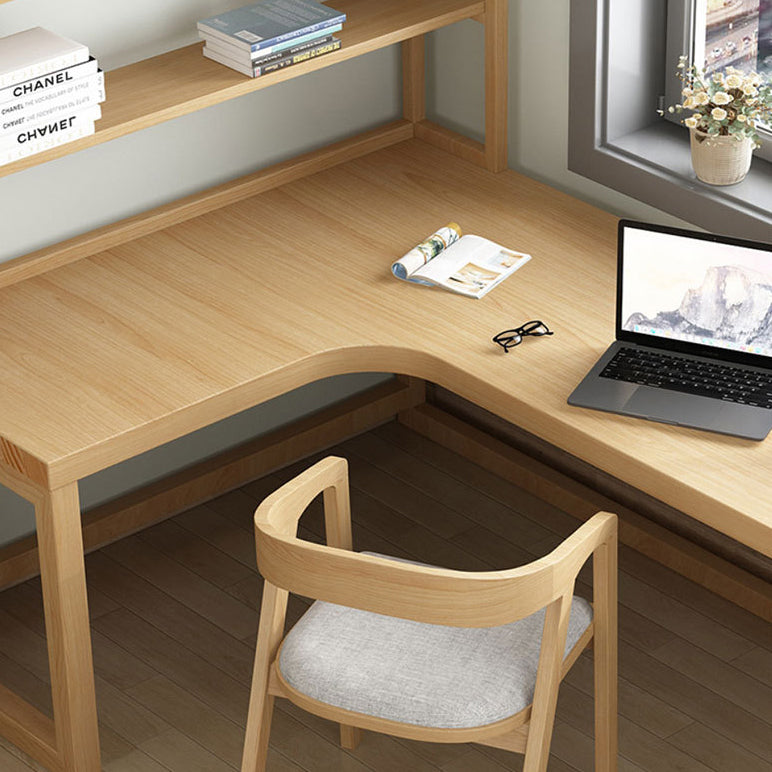 Modern Minimalist Wood Office Desk 29.6" H Writing Desk for Office and Living Room