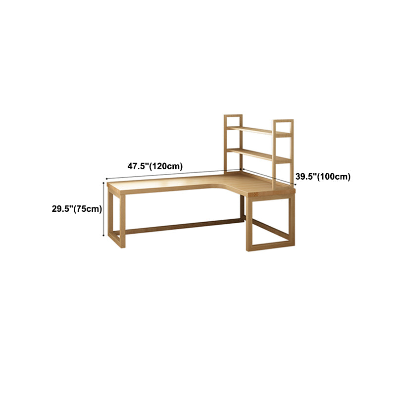 Modern Minimalist Wood Office Desk 29.6" H Writing Desk for Office and Living Room