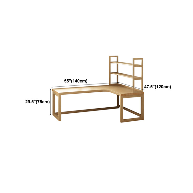 Modern Minimalist Wood Office Desk 29.6" H Writing Desk for Office and Living Room