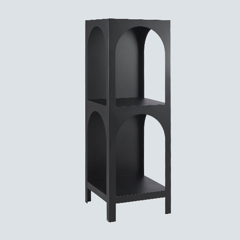 Modern Metal Bookcase Open Storage Shelves Included Etagere Bookshelf
