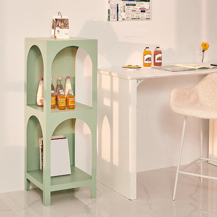 Modern Metal Bookcase Open Storage Shelves Included Etagere Bookshelf