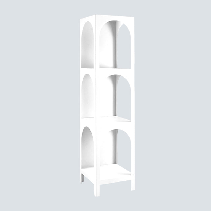 Modern Metal Bookcase Open Storage Shelves Included Etagere Bookshelf