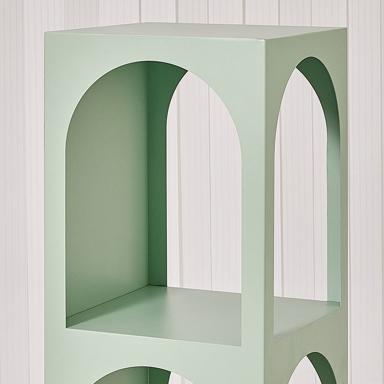 Modern Metal Bookcase Open Storage Shelves Included Etagere Bookshelf