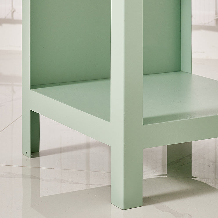 Modern Metal Bookcase Open Storage Shelves Included Etagere Bookshelf