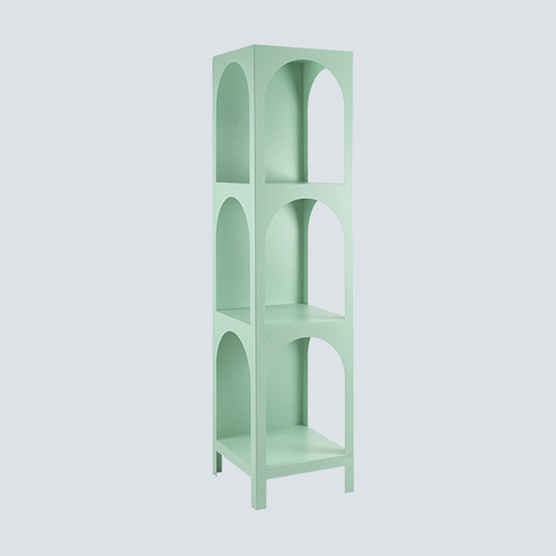 Modern Metal Bookcase Open Storage Shelves Included Etagere Bookshelf