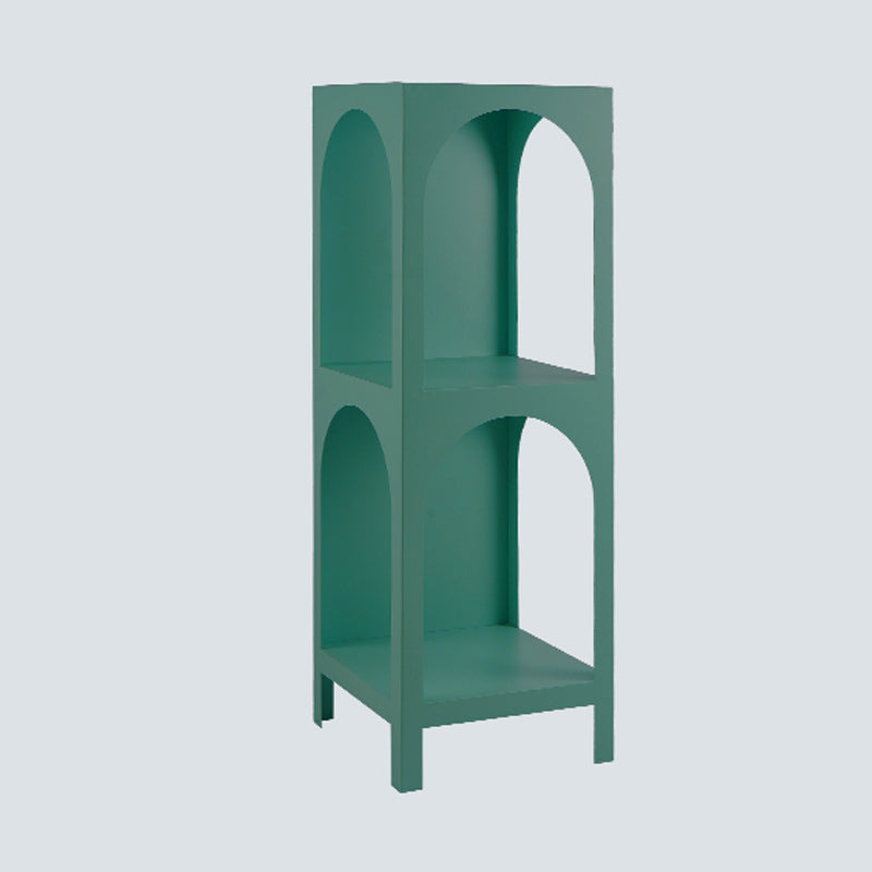 Modern Metal Bookcase Open Storage Shelves Included Etagere Bookshelf