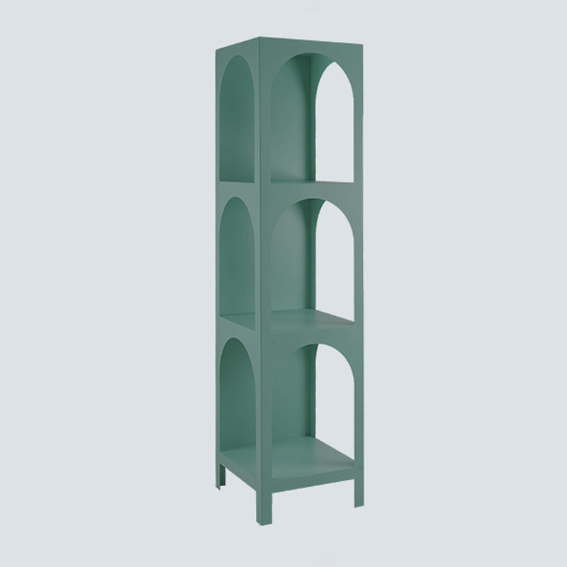 Modern Metal Bookcase Open Storage Shelves Included Etagere Bookshelf