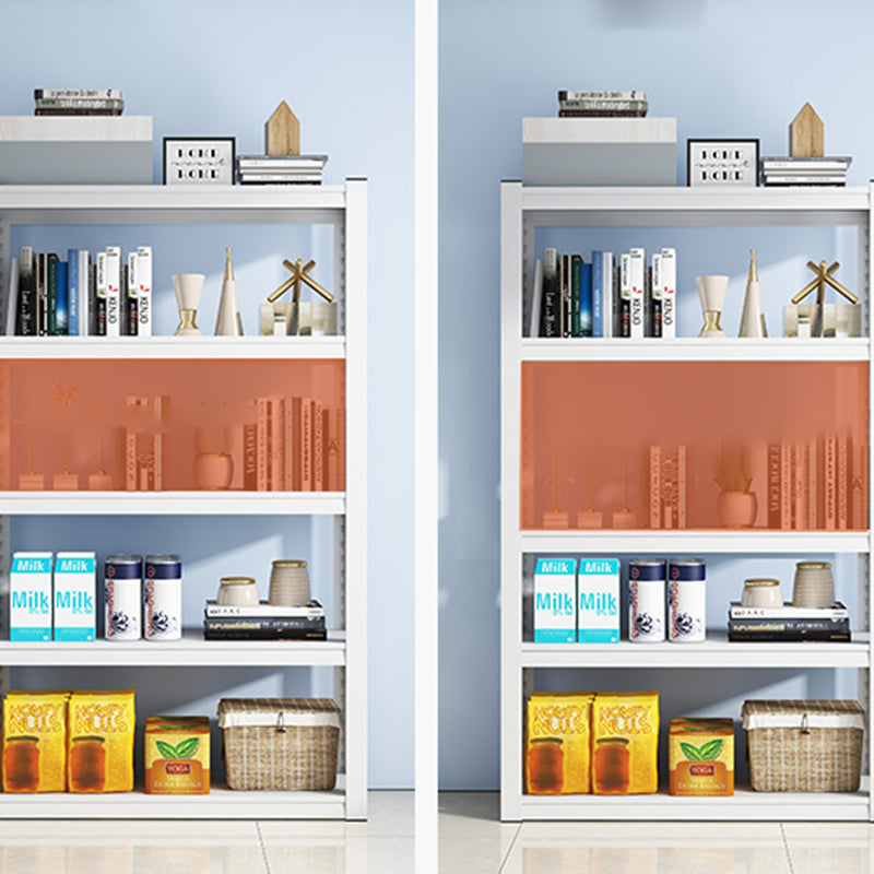 Open Standard Bookshelf Modern Steel Home Study Living Room Bookcase