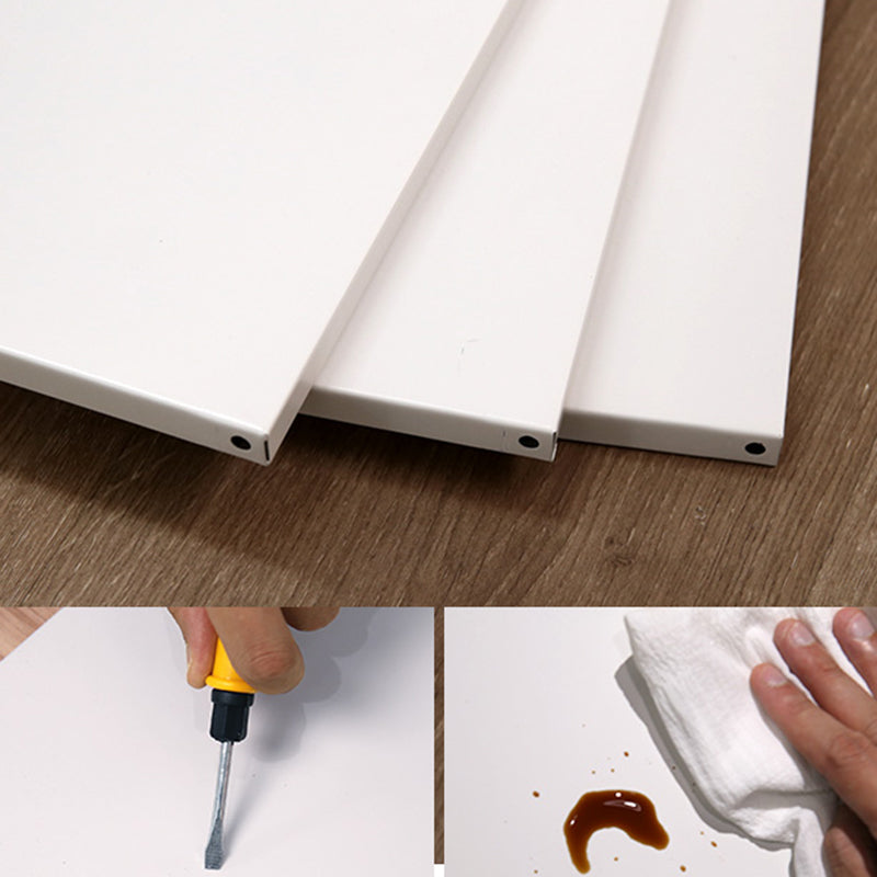 Open Standard Bookshelf Modern Steel Home Study Living Room Bookcase