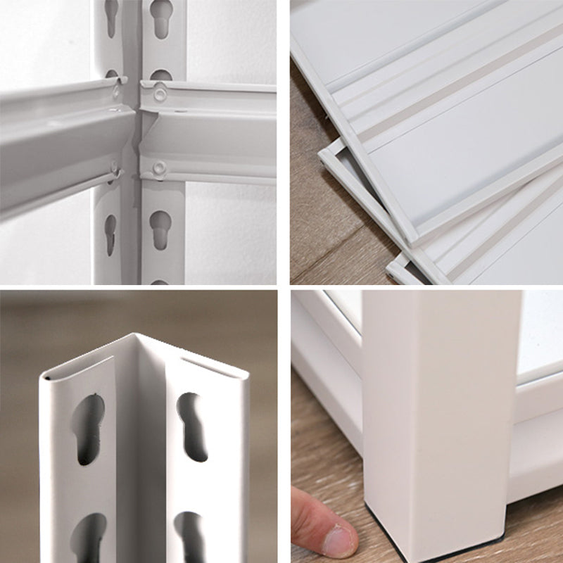 Open Standard Bookshelf Modern Steel Home Study Living Room Bookcase