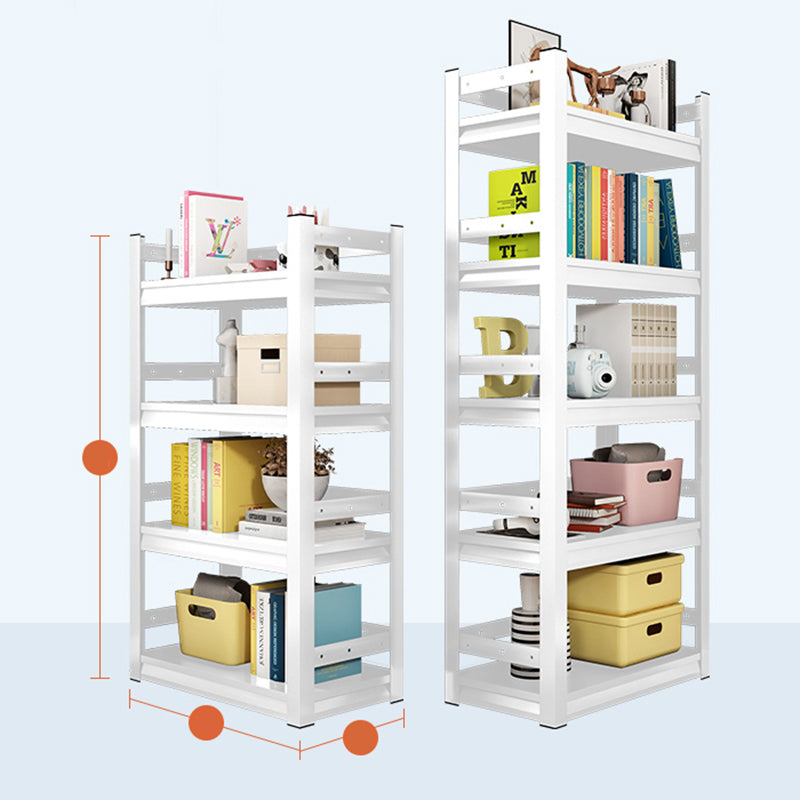 Open Standard Bookshelf Modern Steel Home Study Living Room Bookcase