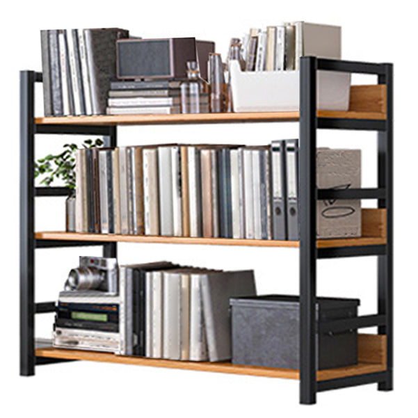 Open Wooden Bookcase Modern Minimalist Home Office Bookshelf