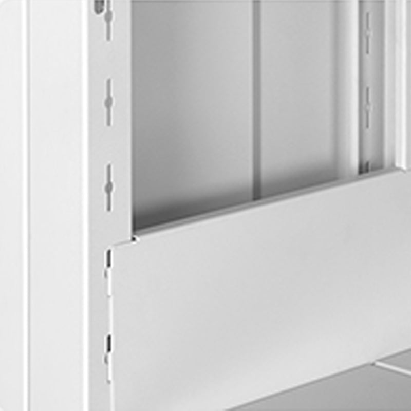 Metal Bookshelf Modern Bookcase with Rectangular Shelves,11.8" Wide