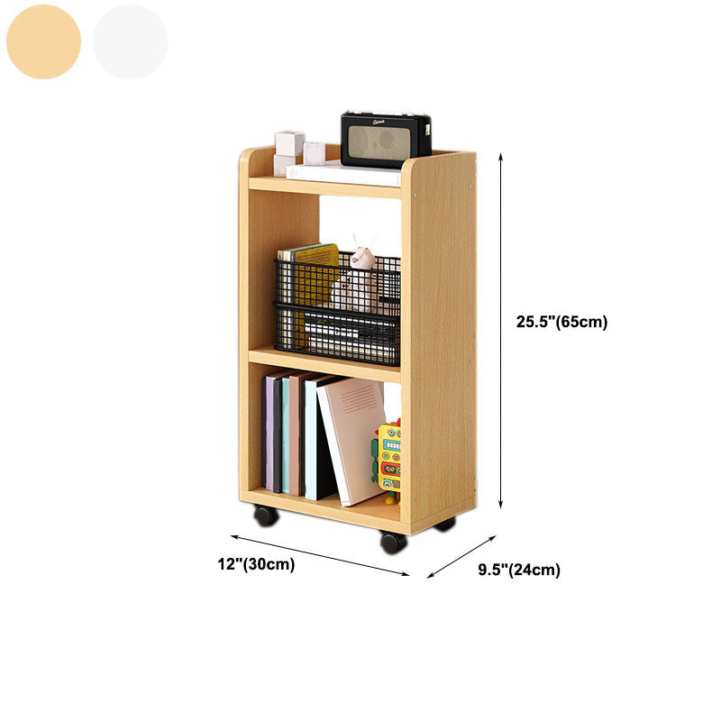 Contemporary 9.44" Wide Book Shelf Manufactured Wood Standard Shelf