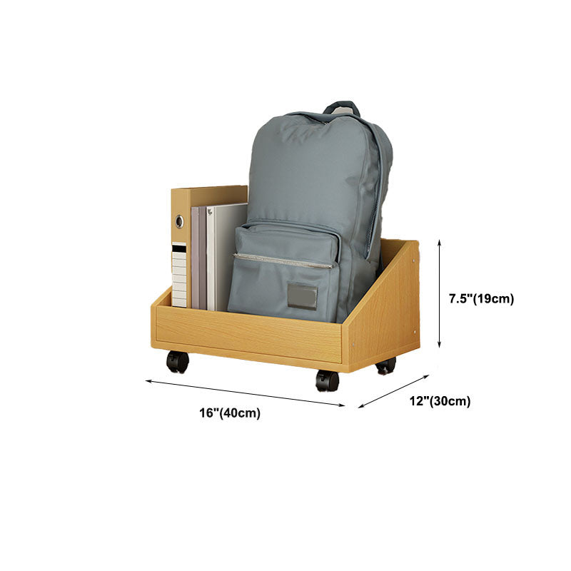 Contemporary 9.44" Wide Book Shelf Manufactured Wood Standard Shelf