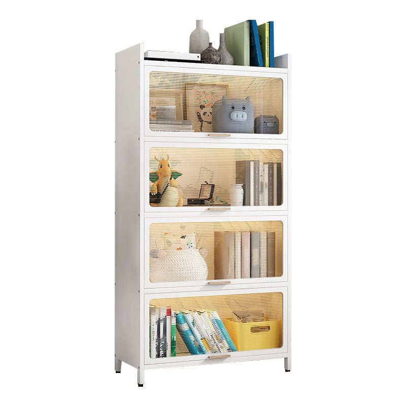 Standard Shelf Bookcase Contemporary Steel Bookcase for Study Room