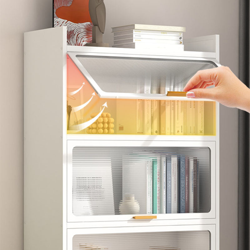 Standard Shelf Bookcase Contemporary Steel Bookcase for Study Room