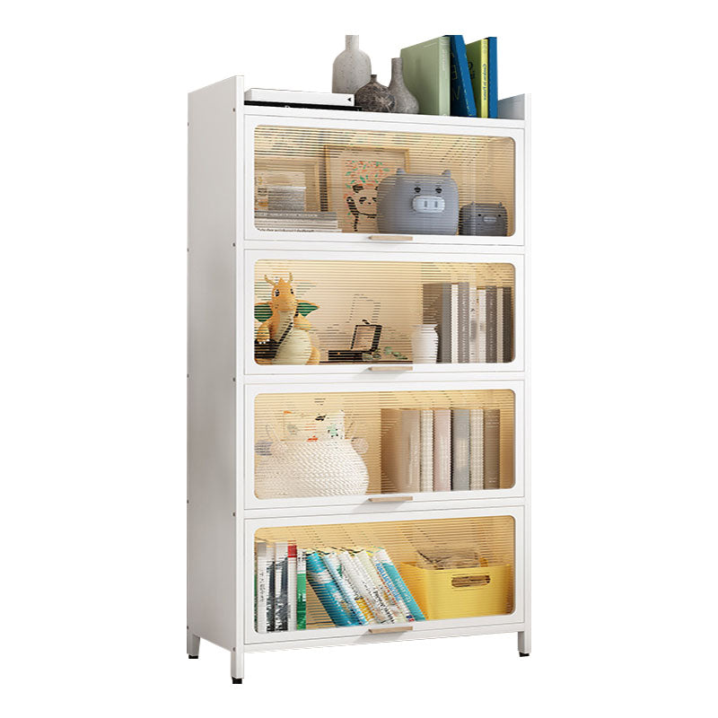 Standard Shelf Bookcase Contemporary Steel Bookcase for Study Room
