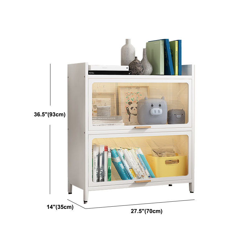 Standard Shelf Bookcase Contemporary Steel Bookcase for Study Room
