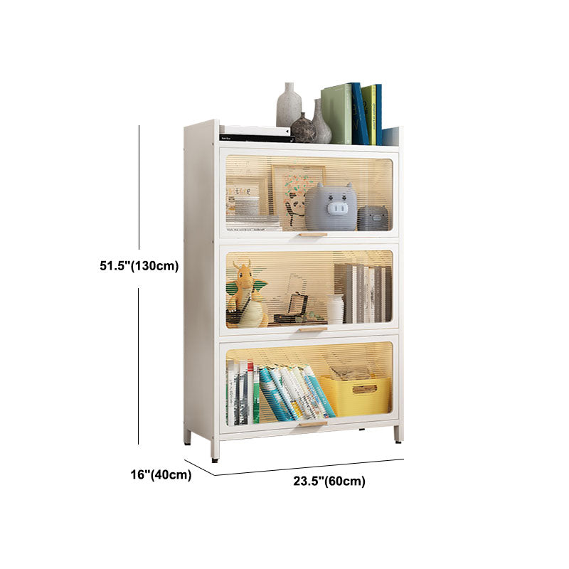 Standard Shelf Bookcase Contemporary Steel Bookcase for Study Room