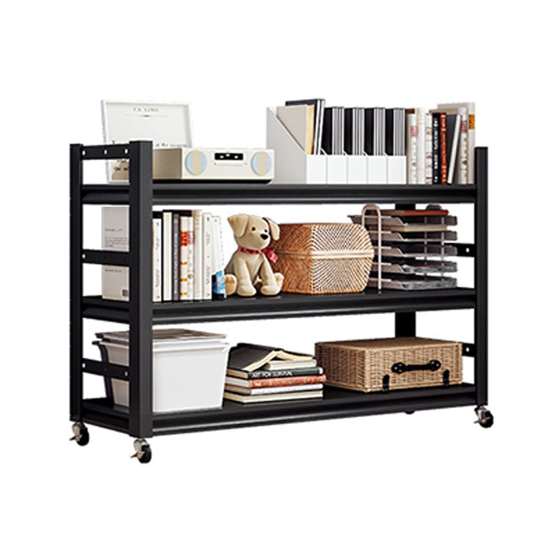 Etagere Shelf Bookcase Contemporary Steel Book Shelf for Study Room