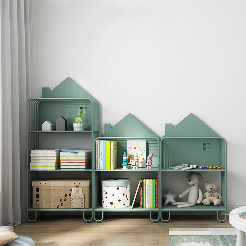 Modern Metal Bookshelf Standard Open Shelf Bookcase Shelves Included