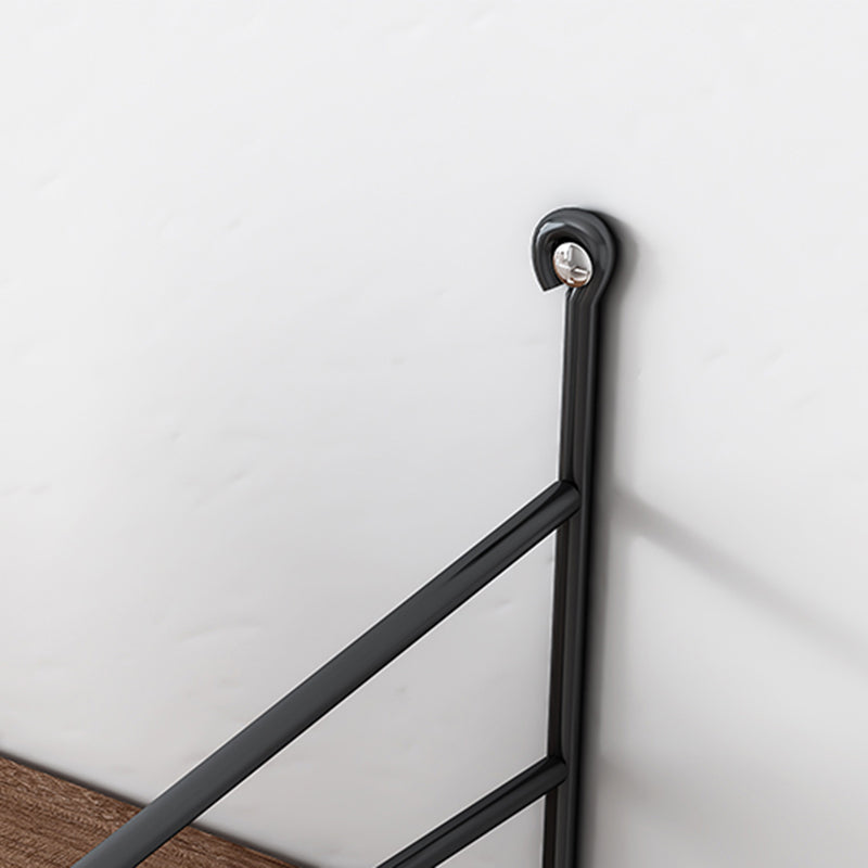 Contemporary Metal Shelf Bookcase Adjustable Floating Bookcase