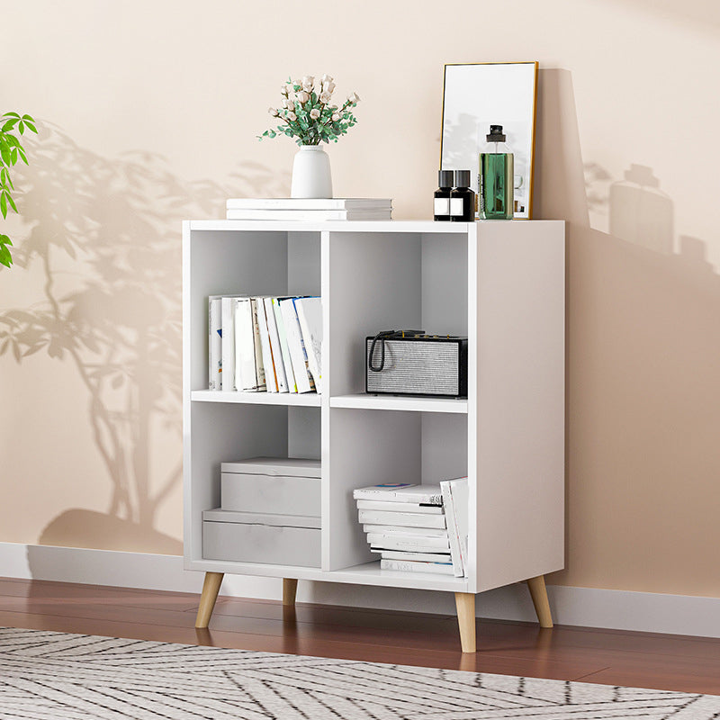 Modern Engineered Wood Book Shelf Closed Back Shelf Bookcase for Study Room