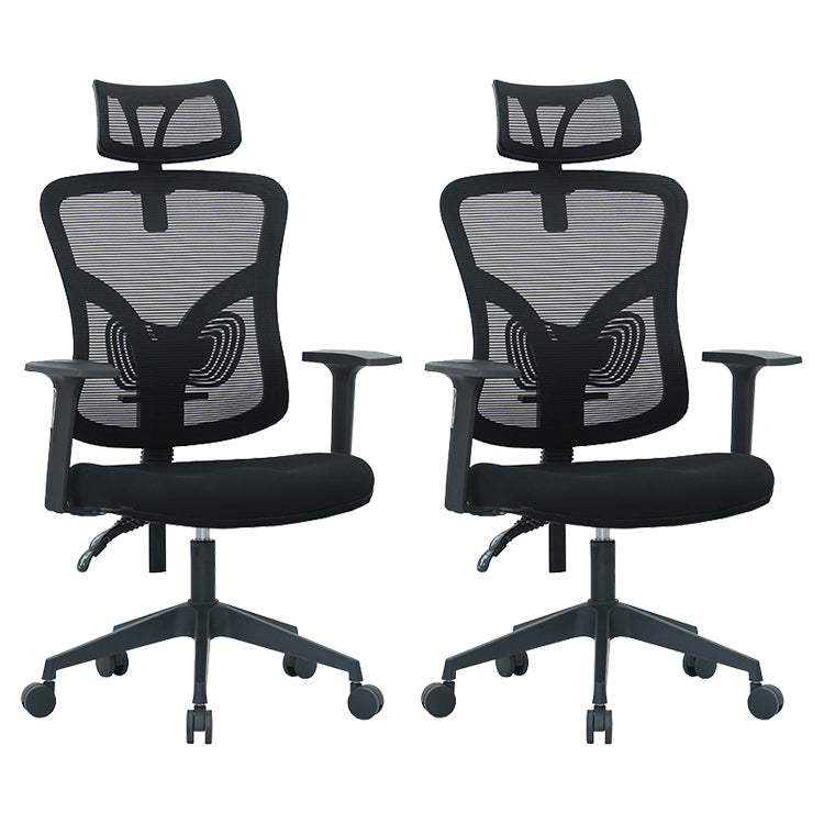 Modern Computer Chair Adjustable Arms Chair Lumbar Support Chair