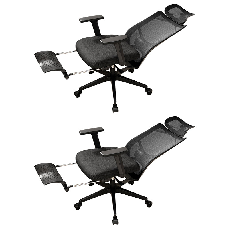 Ergonomic Mesh Task Chair Adjustable Arms with Footrest Office Chair
