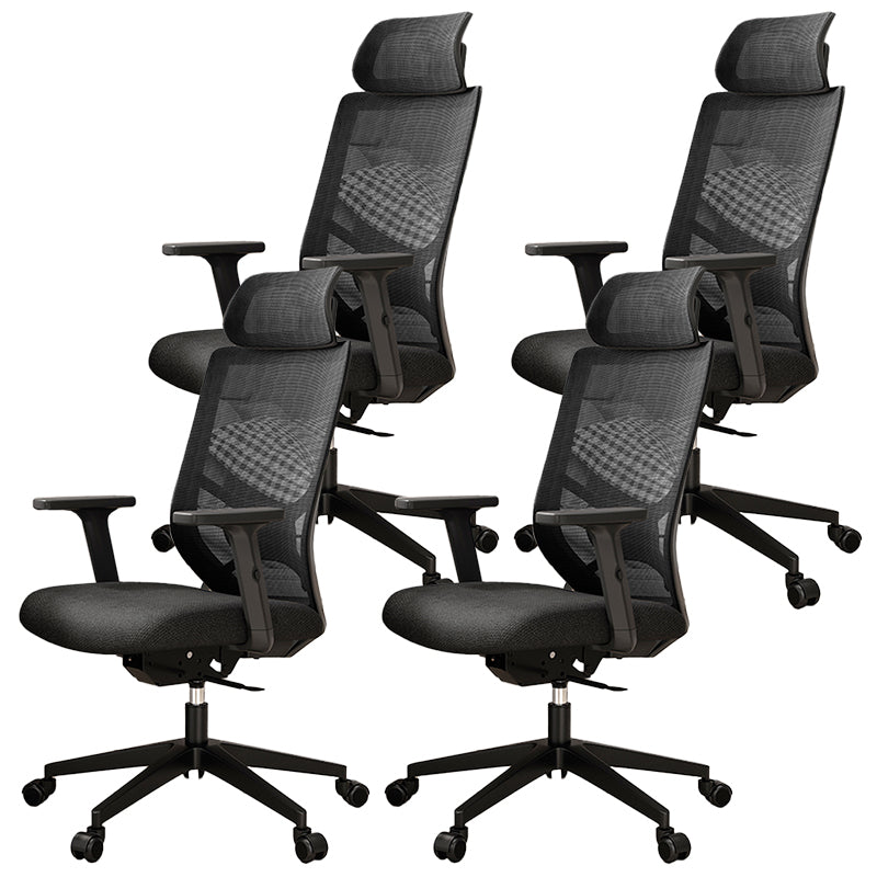 Ergonomic Mesh Task Chair Adjustable Arms with Footrest Office Chair