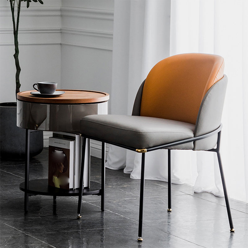 20.08" Wide Industrial Style Single Sofa Chair Pillow Back Armless Chair