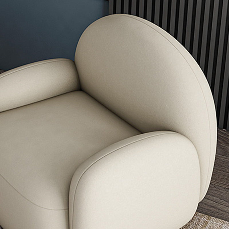 31.5" Wide Scandinavian Single Sofa Chair Fixed Back Arm Chair for Living Room