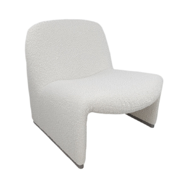 23.2"Wide Tight Back Armless Single Accent Chair for Apartment