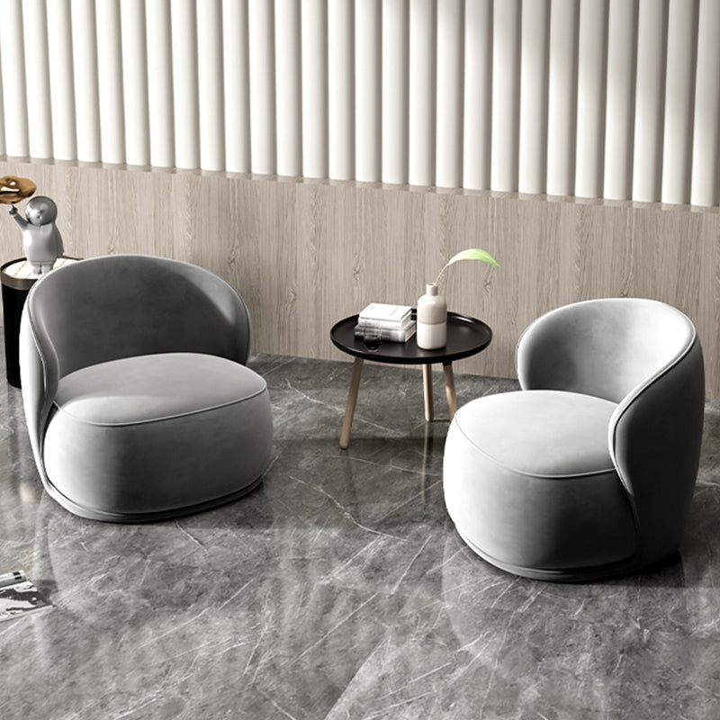 28.7"Wide Tight Back Armless Single Slipper Accent Chair for Apartment