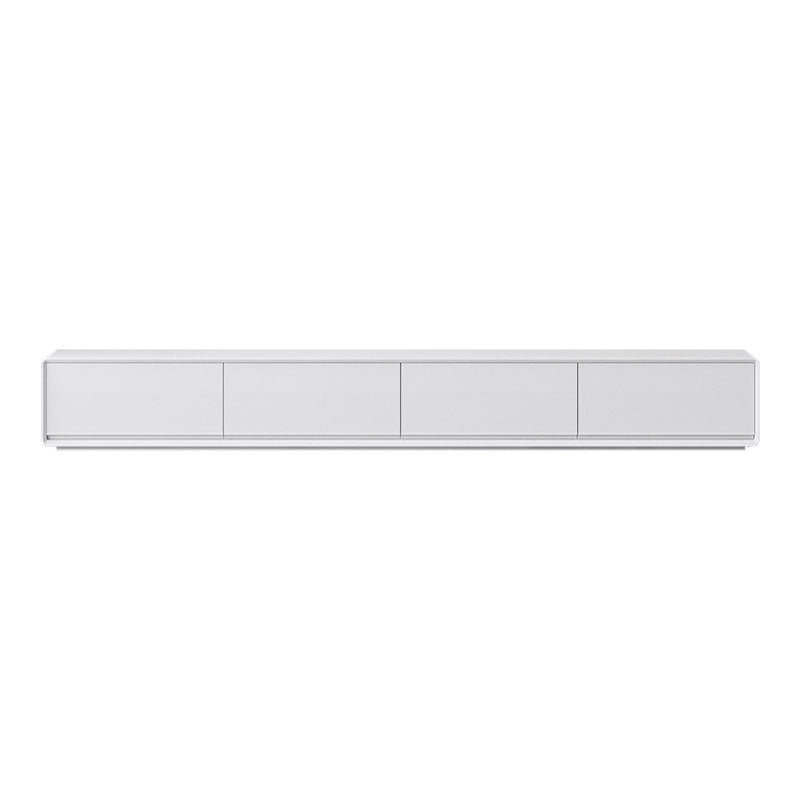 White TV Cabinet Simple Modern Combination Living Room Household Floor TV Cabinet