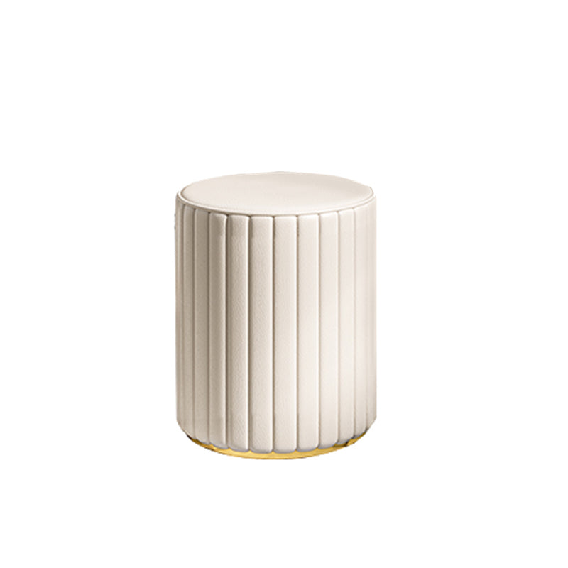 Glam Slate Top Makeup Vanity Desk with Drawer, Beige Dressing Table