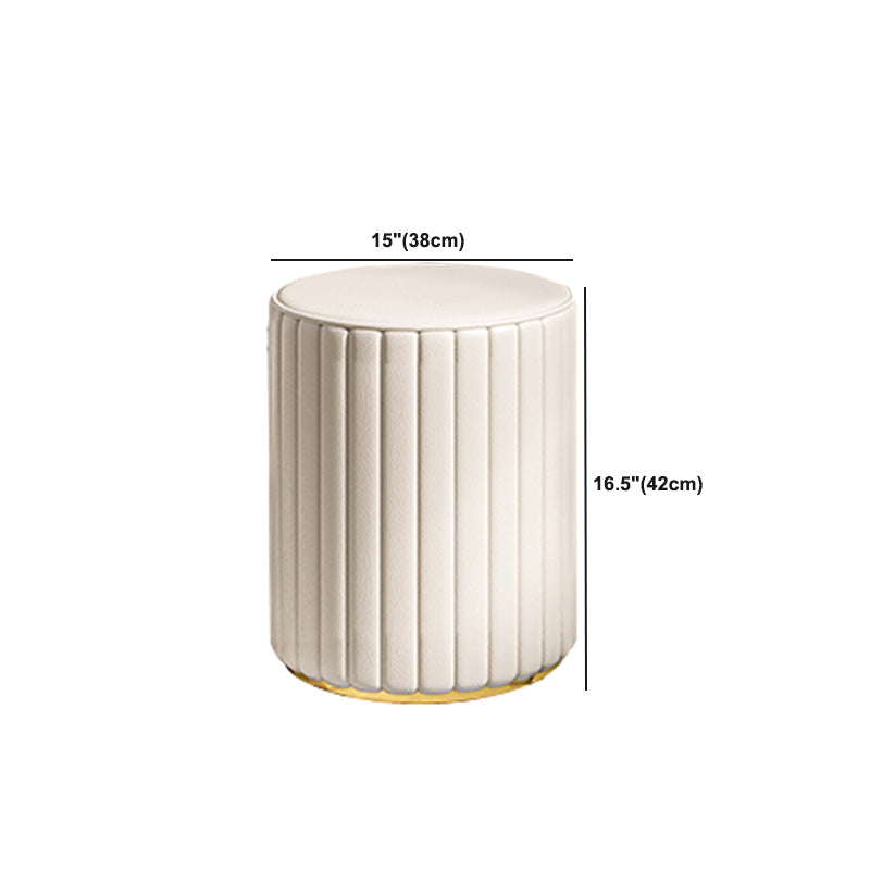 Glam Slate Top Makeup Vanity Desk with Drawer, Beige Dressing Table