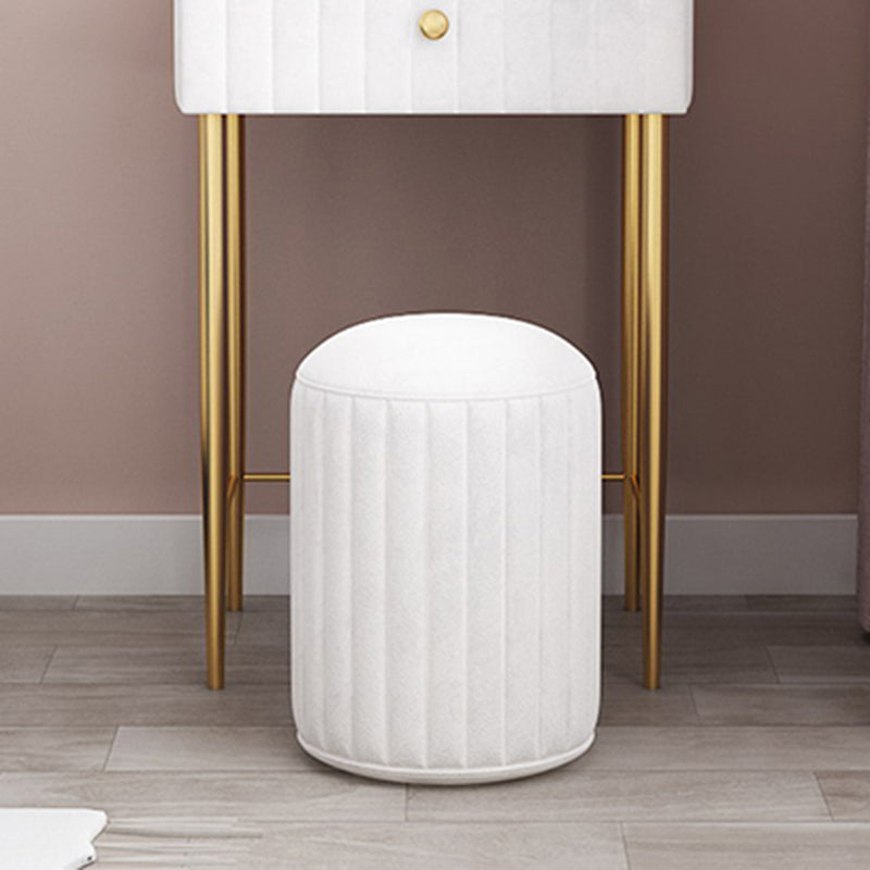 29.5" Tall Glam Makeup Vanity Desk 1 Drawer Dressing Table For Bedroom