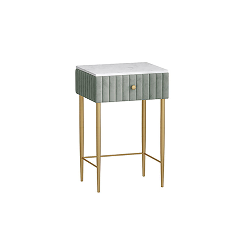 29.5" Tall Glam Makeup Vanity Desk 1 Drawer Dressing Table For Bedroom