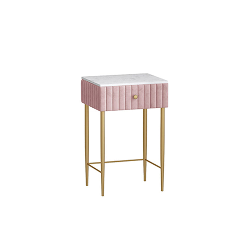 29.5" Tall Glam Makeup Vanity Desk 1 Drawer Dressing Table For Bedroom