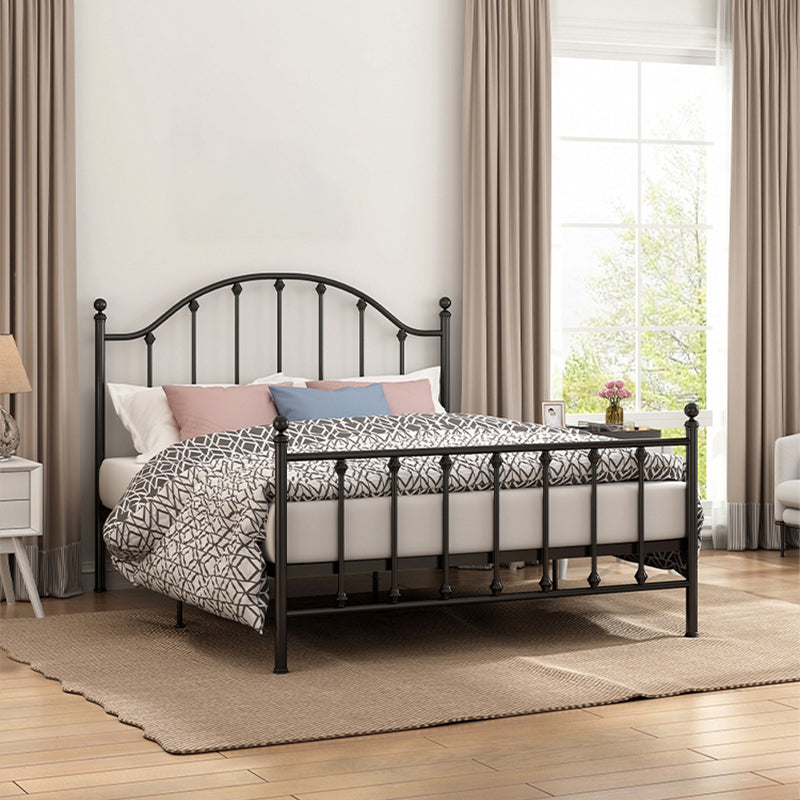 47.24" Modern Style Metal Bed Frame with Headboard and Footboard