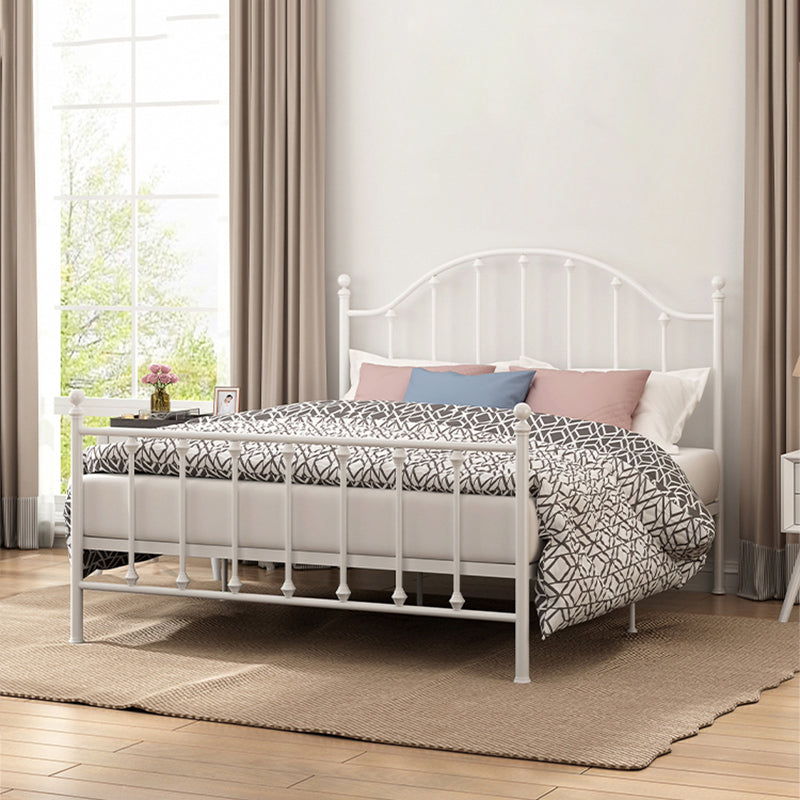 47.24" Modern Style Metal Bed Frame with Headboard and Footboard