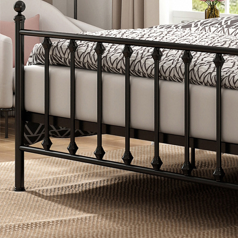 47.24" Modern Style Metal Bed Frame with Headboard and Footboard