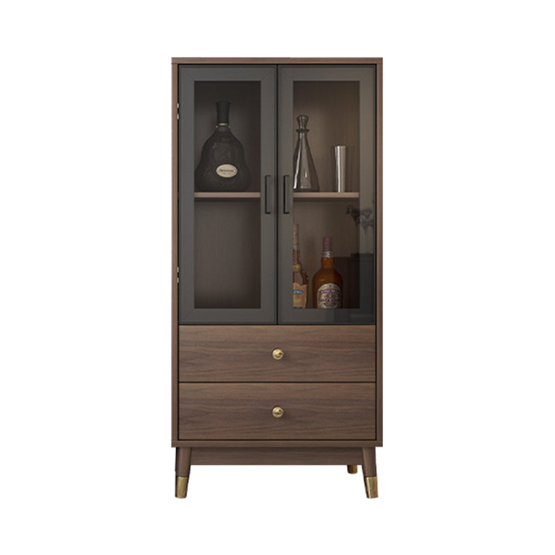 Glam Style Cupboard Artificial Wood Frame Kitchen Sideboard for Dining Room