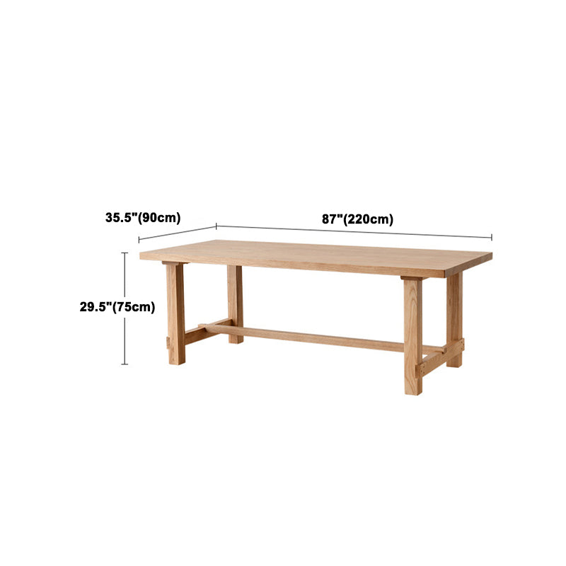Modern Furniture Dining Set 1/2/4/5/6 Pcs Solid Wood Dining Table and Chairs